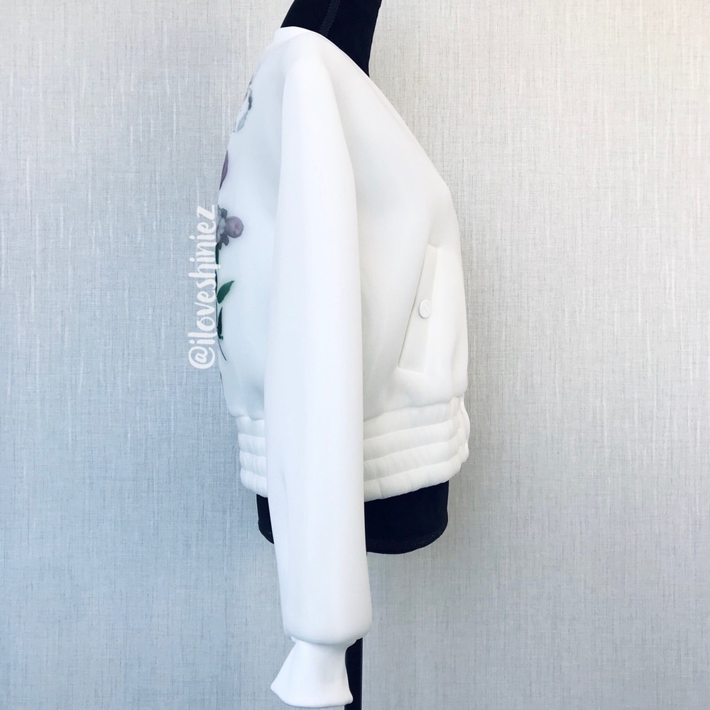 •Victoria's Sport• Fluffy Bomber Jacket M - Picture 2 of 11